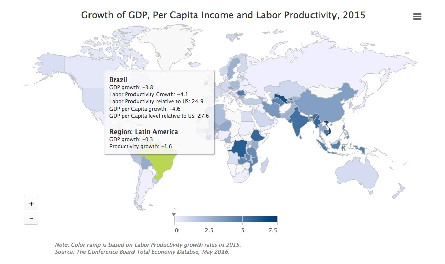 Como ser mais produtivo: Mapa do mundo de produtividade