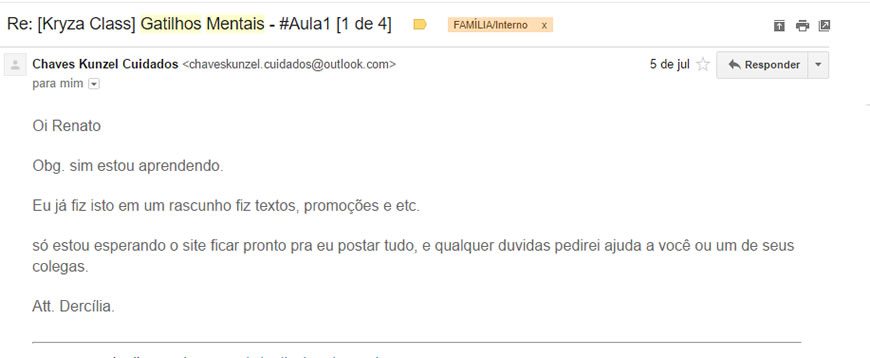 Produção de conteúdo Cliente Satisfeito 2