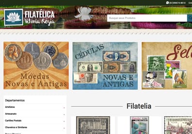 Filatélica Vitória Régia Lojas Virtuais