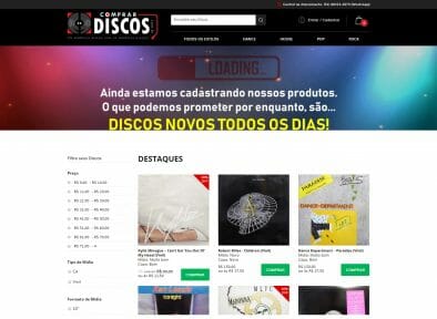 Comprar Discos Lojas Virtuais