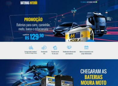 Niterói Baterias Landing Pages