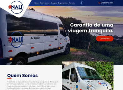 Nali Transportes Sites Institucionais