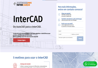 Caddwg Landing Pages
