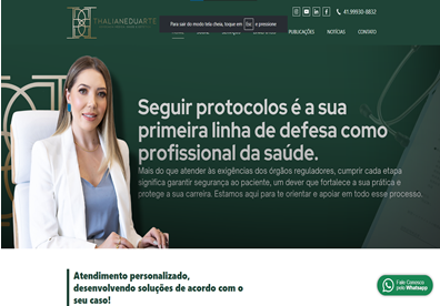 Thaliane Duarte Sites Institucionais