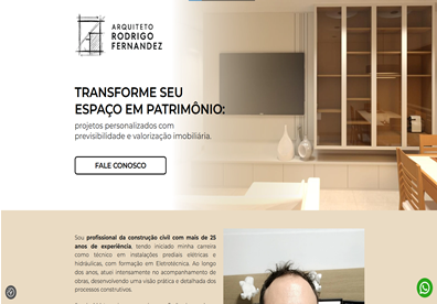Arquiteto Rodrigo Fernandez Landing Pages