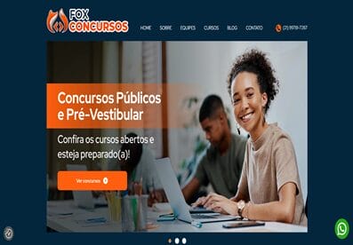 Fox Concursos Sites Institucionais